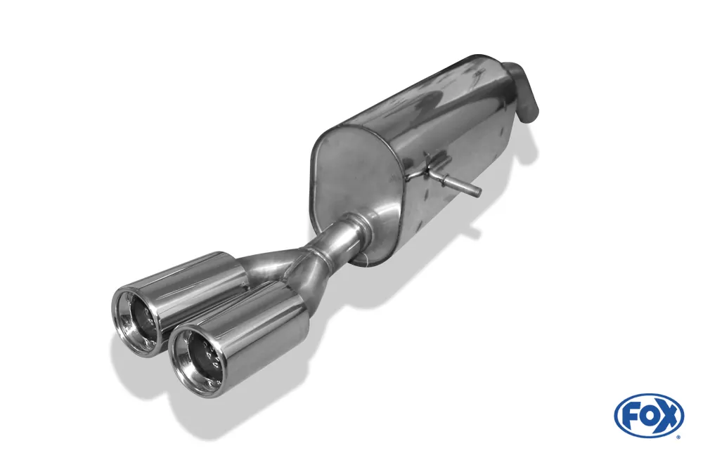 Peugeot 207 SW  Endschalldämpfer einseitig - 2x80 Typ 13