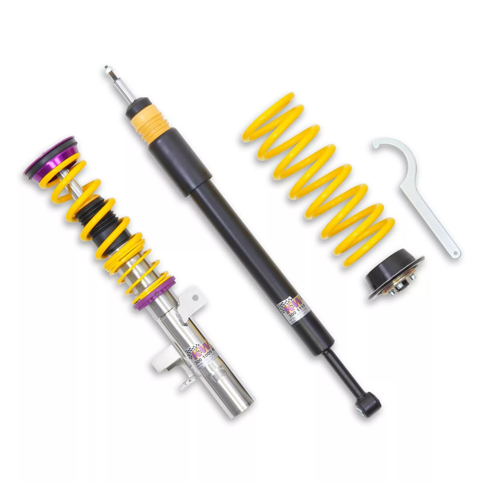 KW Gewindefahrwerk V1 inox FORD FOCUS III Stufenheck (DYB) 07/2010-