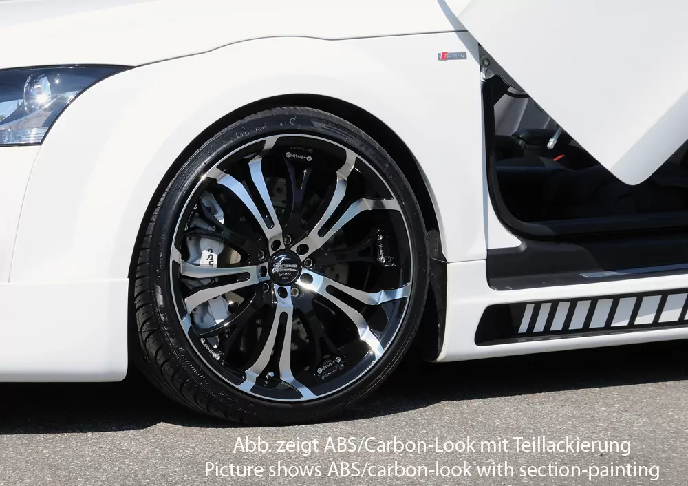 Rieger Seitenschweller rechts    carbon look für Audi TT (8J) Roadster 09.06-