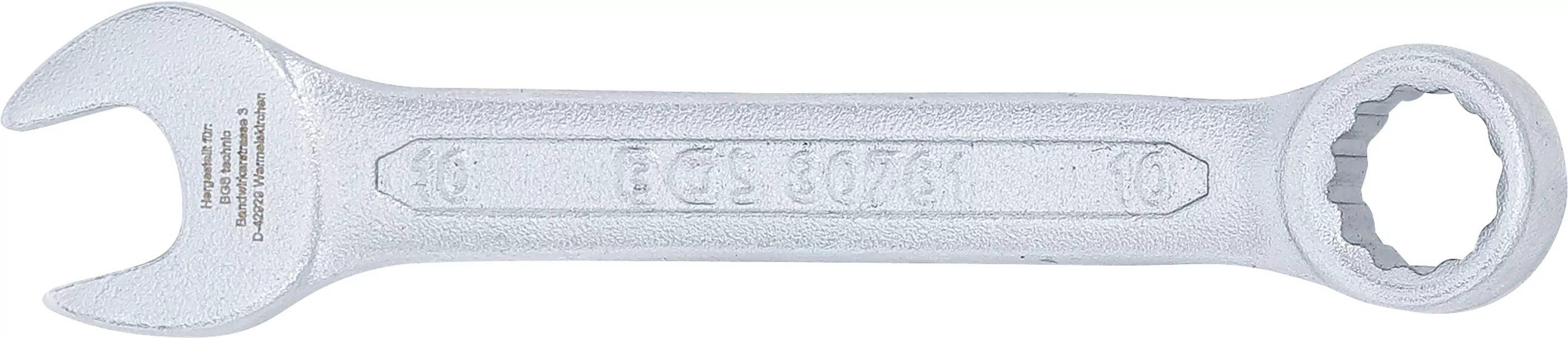 Maul-Ringschlüssel, extra kurz | SW 10 mm