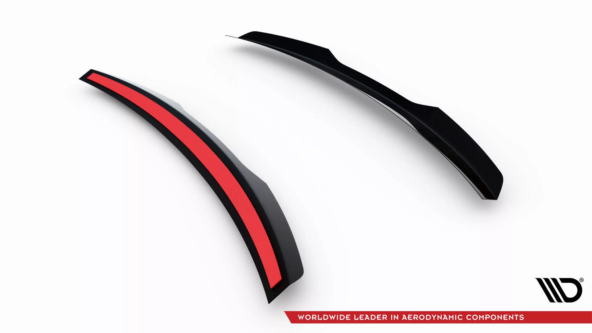 Spoiler CAP Für Brabus Smart Fortwo C451 Facelift Schwarz Hochglanz