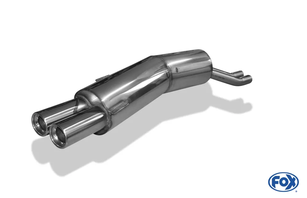 BMW E34 525i/530i/535i  Endschalldämpfer - 2x80 Typ 13