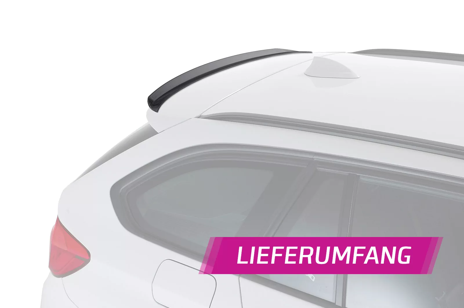 Heckflügel mit ABE für BMW 3er F31 Touring HF751-M Carbon Look (matt)