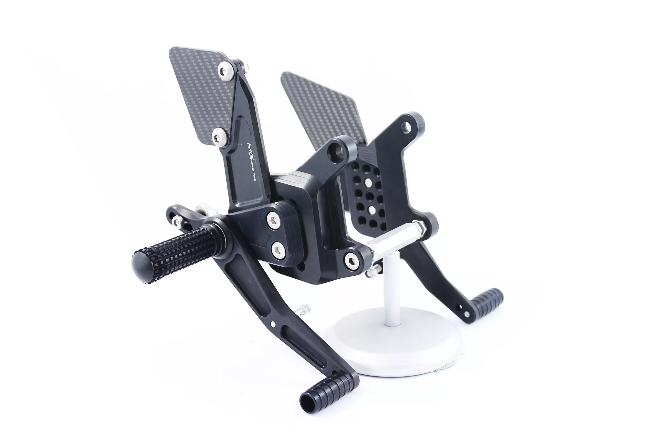 MG Biketec Sportfussrastenanlage / Rastenanlage / Fußrastenanlage mit ABE, gültig in D - A - CH für Kawasaki ZX-10R ab 2011-2015