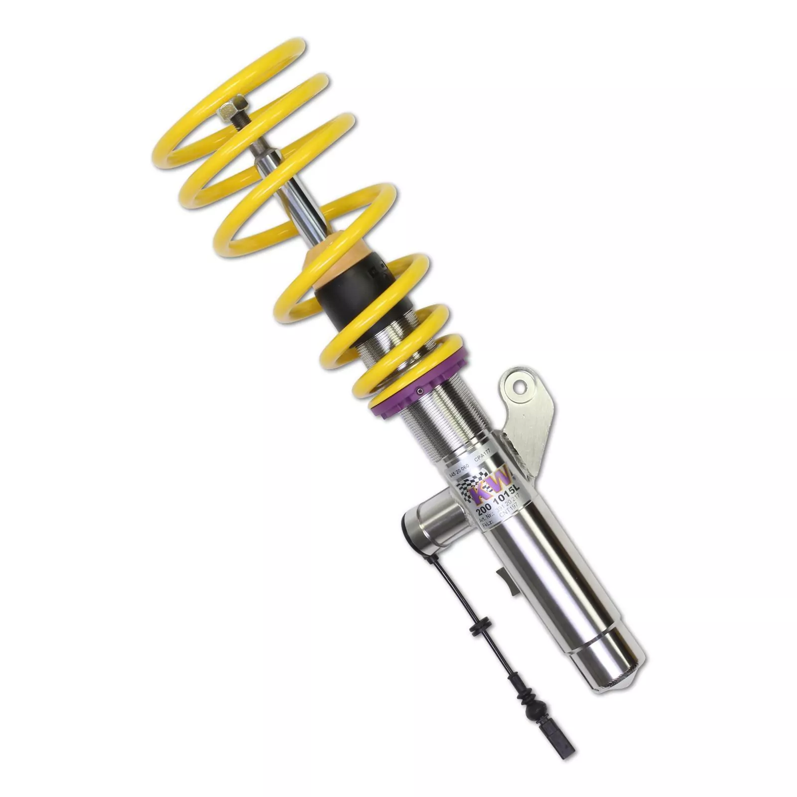 KW DDC - ECU Gewindefahrwerk inox BMW 1er (E87) 187, 1K4 02/2003-01/2013