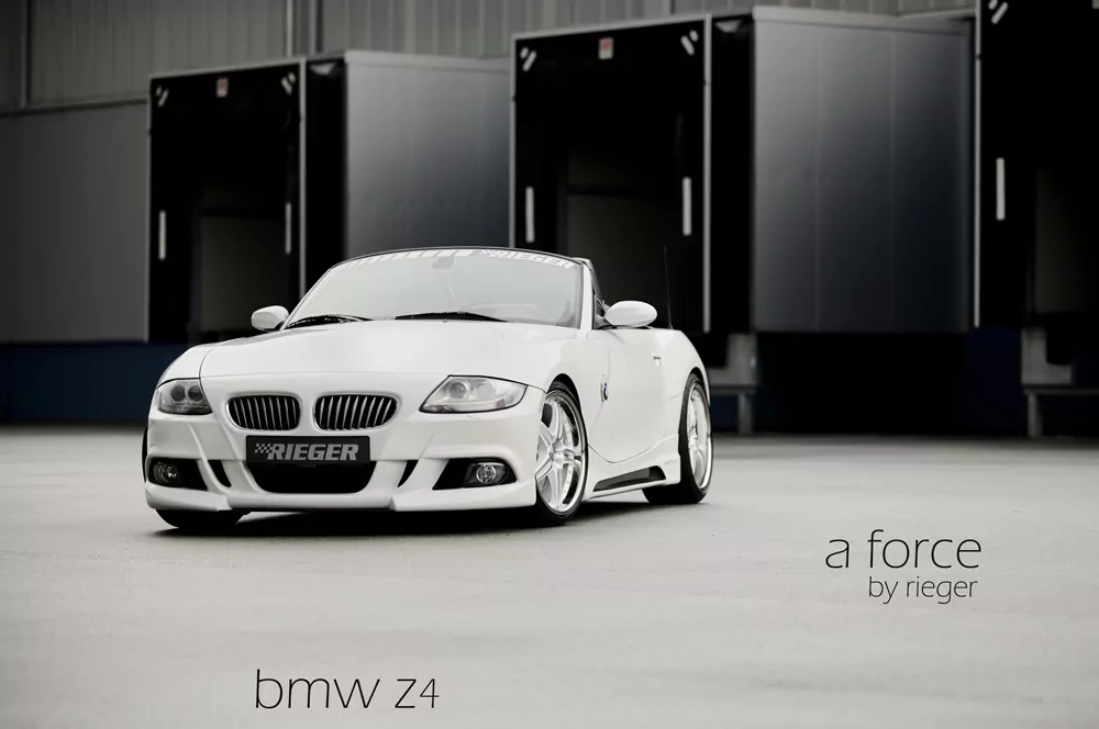 Rieger Spoilerstoßstange für BMW Z4 (E85) - Roadster 01.06-03.09 (ab Facelift) carbon optik