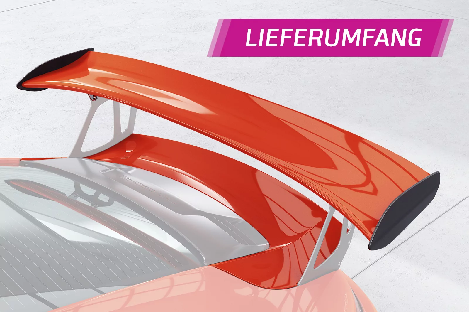 Heckflügel für Porsche 911/991 im GT3 RS Look HF529