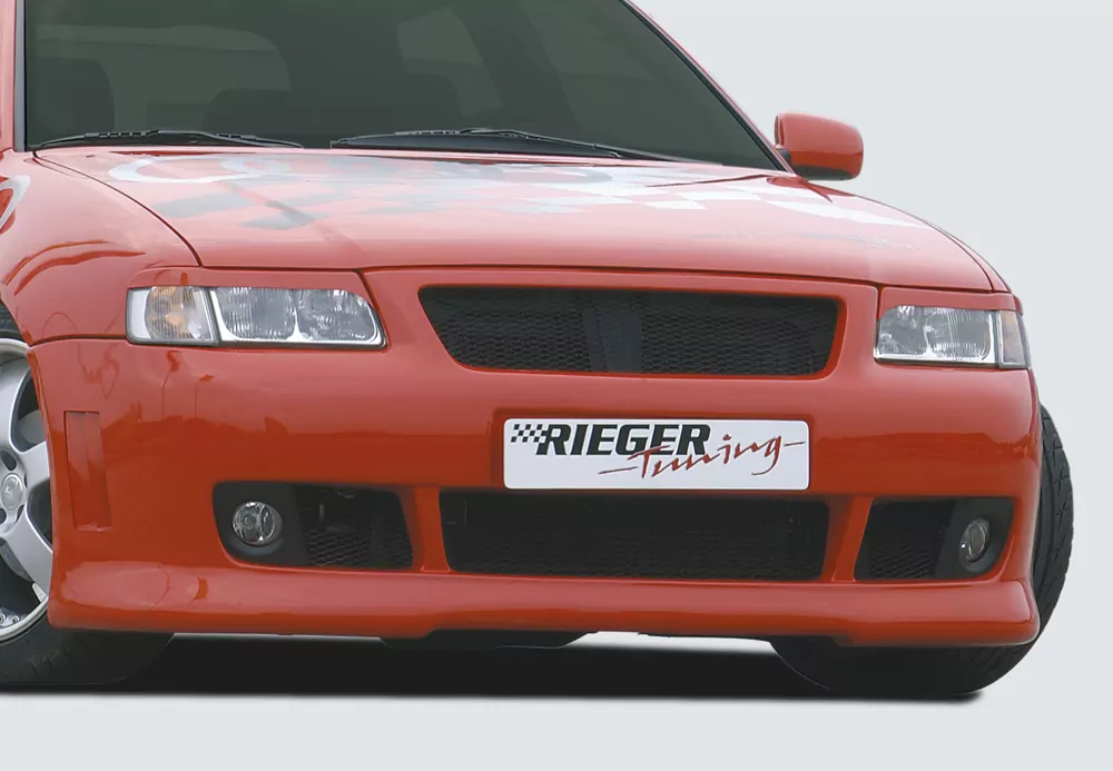 Rieger Spoilerstoßstange S3-Look für Audi A3 (8L) - 5-tür.  für Grill mit Alugitter carbon optik