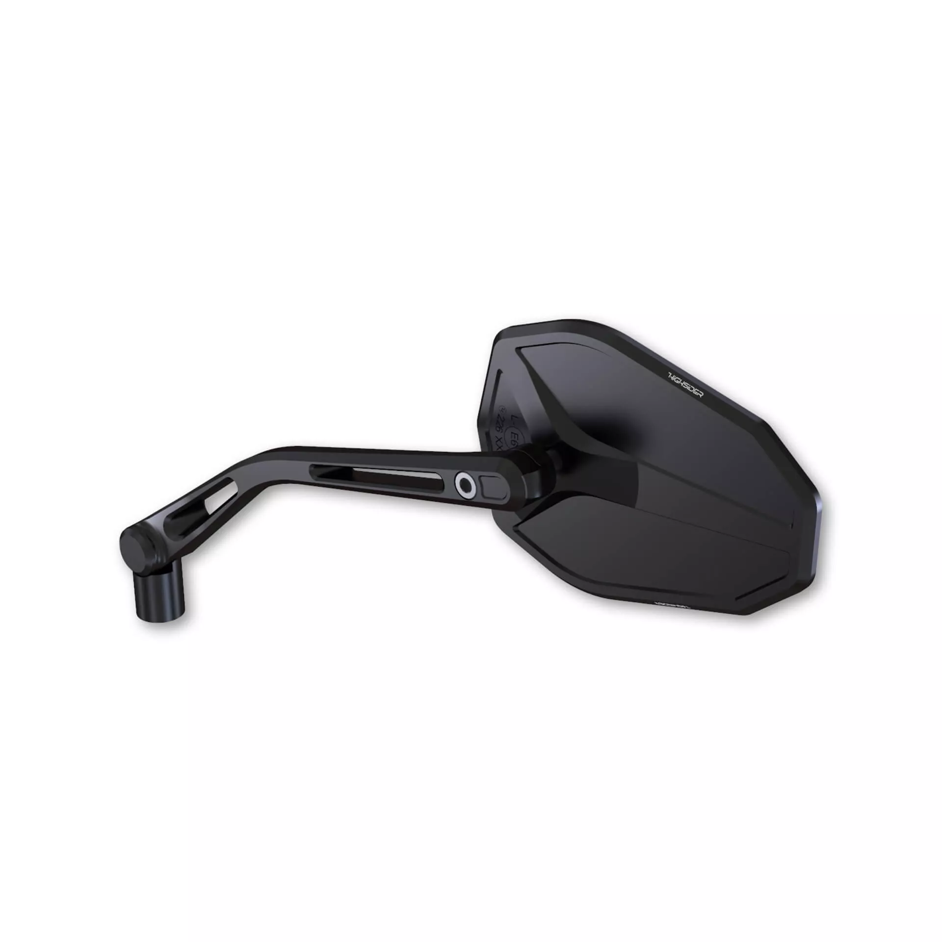HIGHSIDER pro Victory-Slim, Handlebar Mirrors, Matt-Black (1Pair)