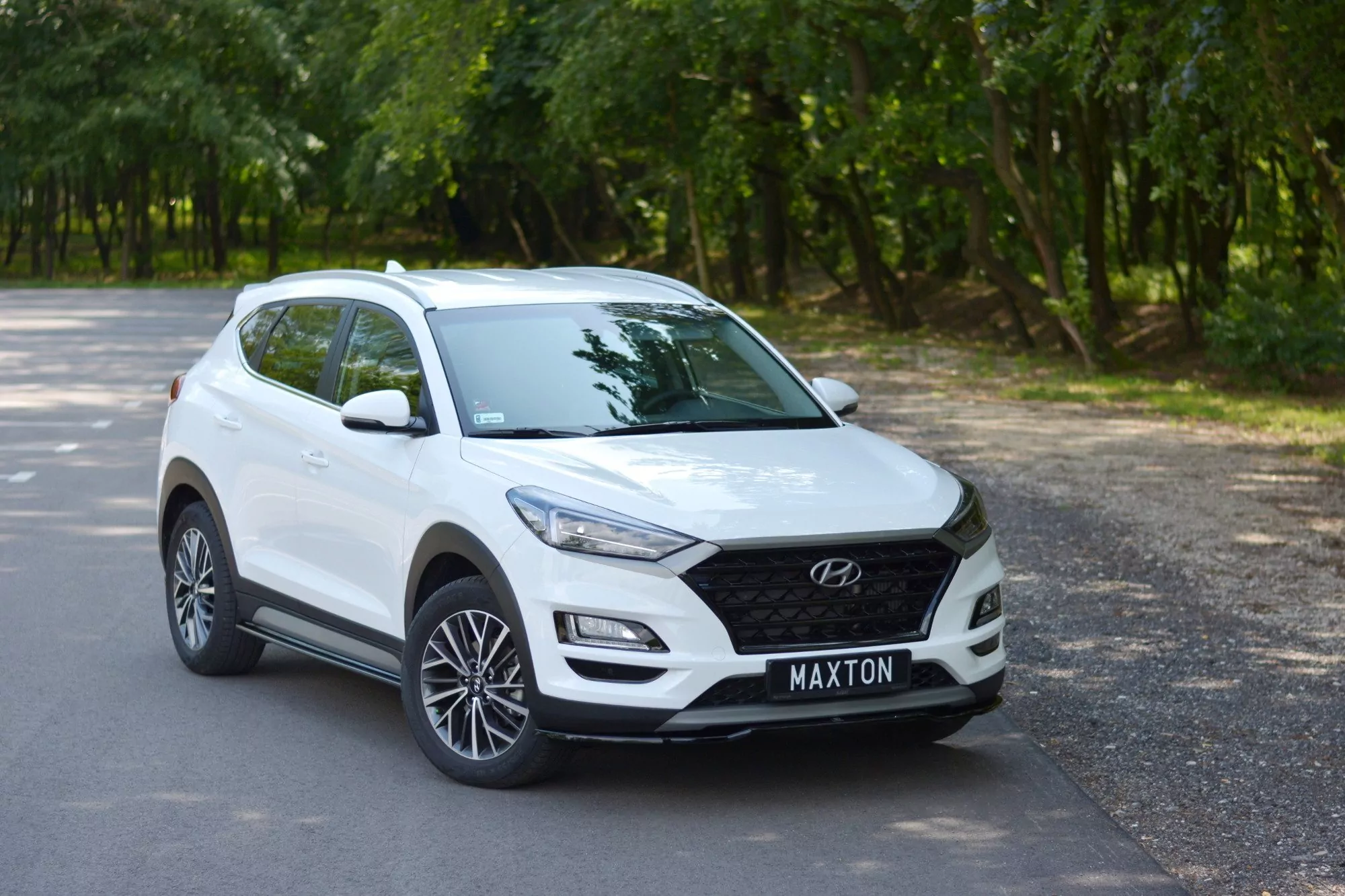 Seitenschweller Ansatz Passend Für Passend Für Hyundai Tucson Mk3 FL Schwarz Hochglanz Schwarz Hochglanz