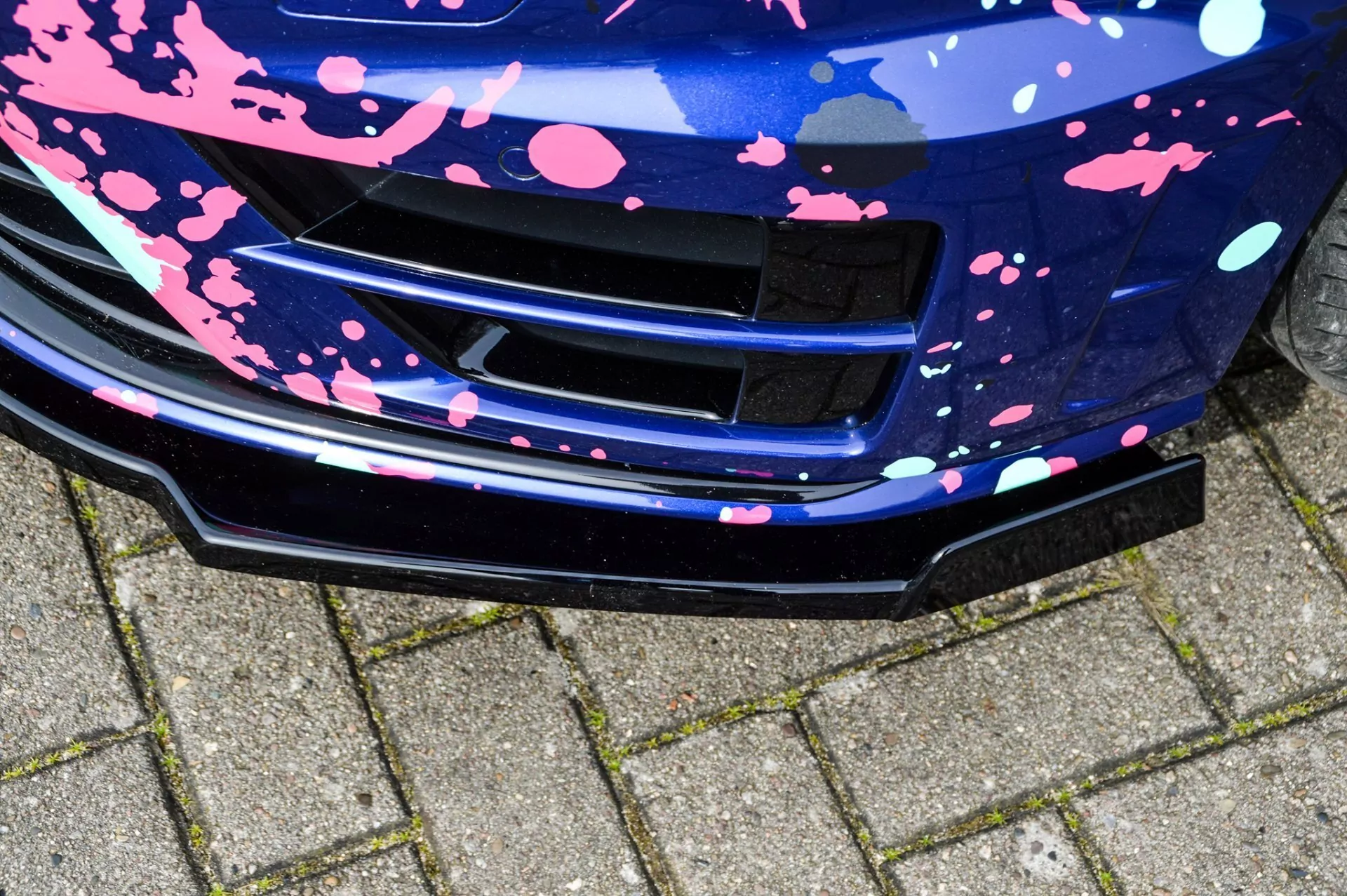Cup Frontspoilerlippe mit Wing für VW Golf 7 R+ R-Line AU