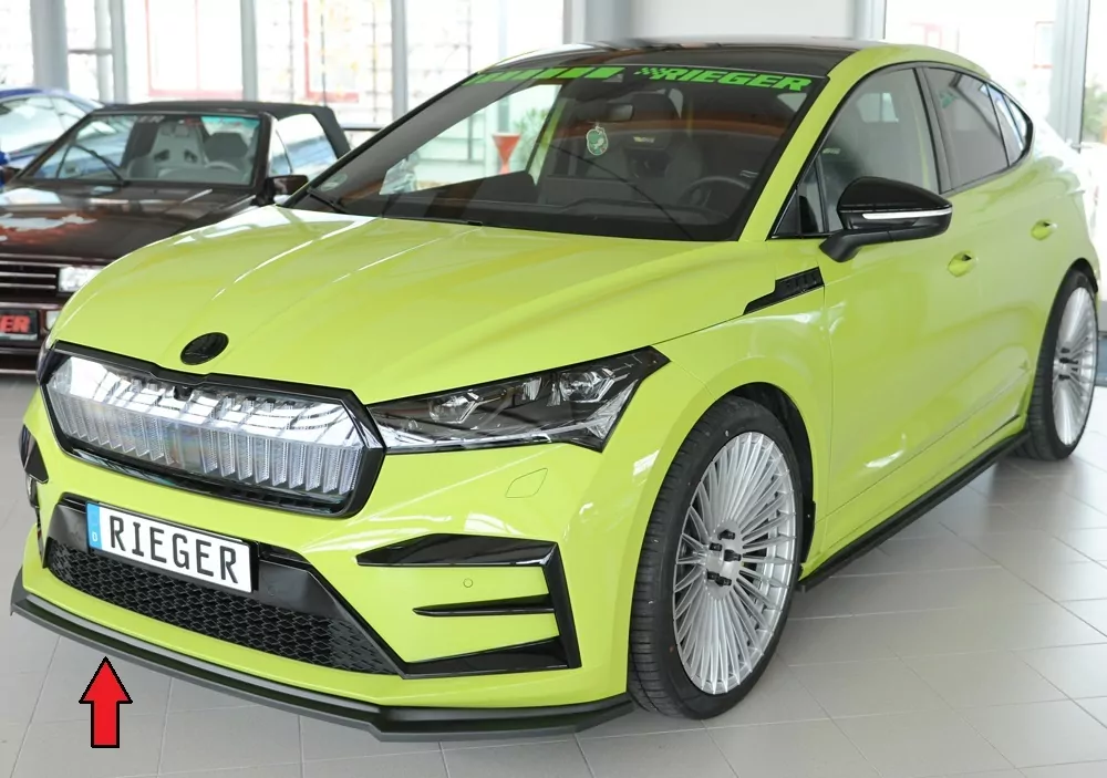Rieger Spoilerschwert matt schwarz für Skoda Enyaq iV RS (NY) SUV (5AZ) 07.21-