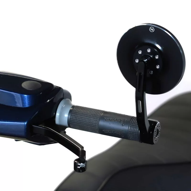 LSL Abdeckkappen für M10 Spiegelgewinde, schwarz glänzend