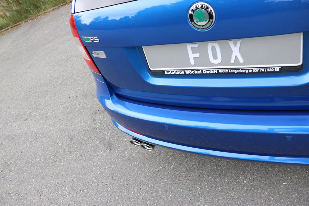 Skoda Octavia Typ 1Z RS inkl. Facelift  Endschalldämpfer einseitig - 2x80 Typ 17