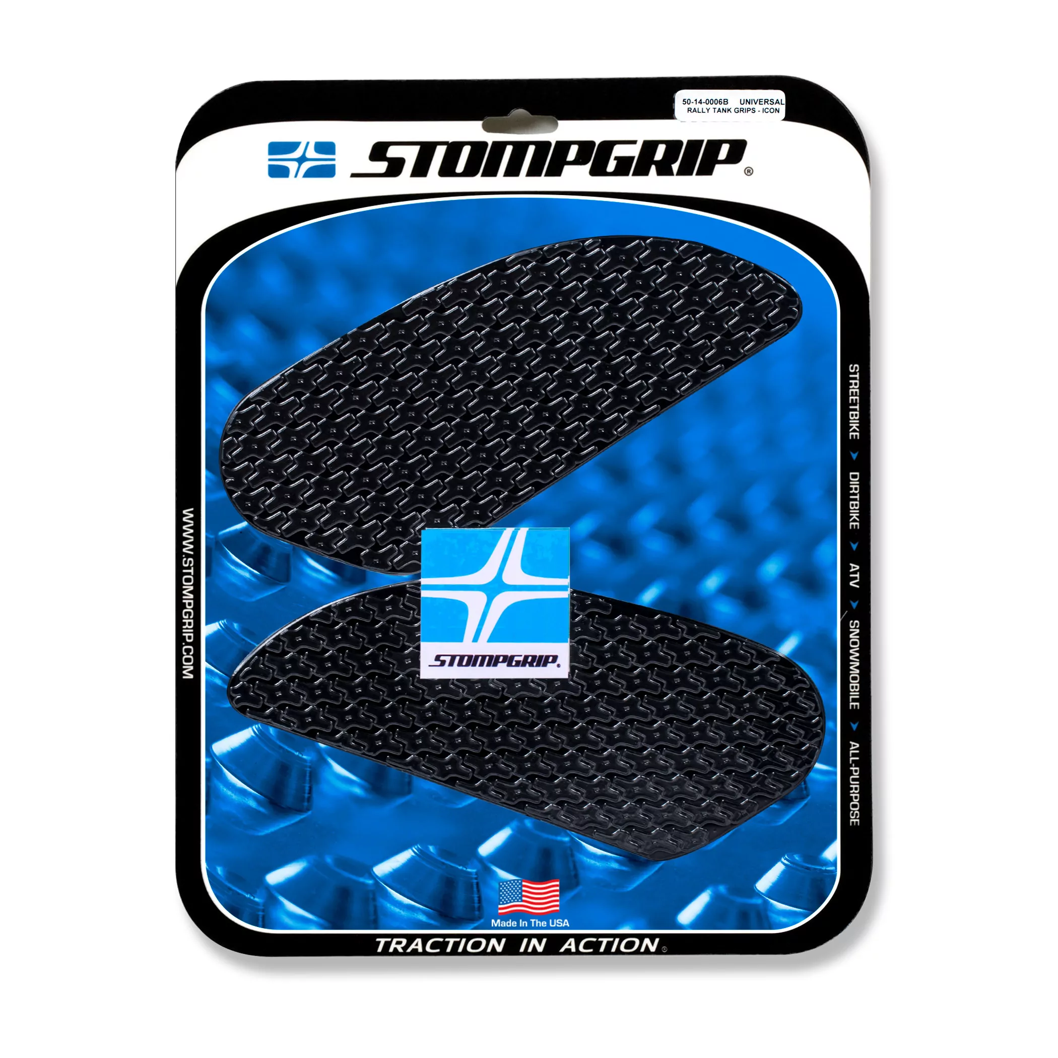 Stompgrip Traction Pad Icon für Yamaha SCR950 17 Schwarz