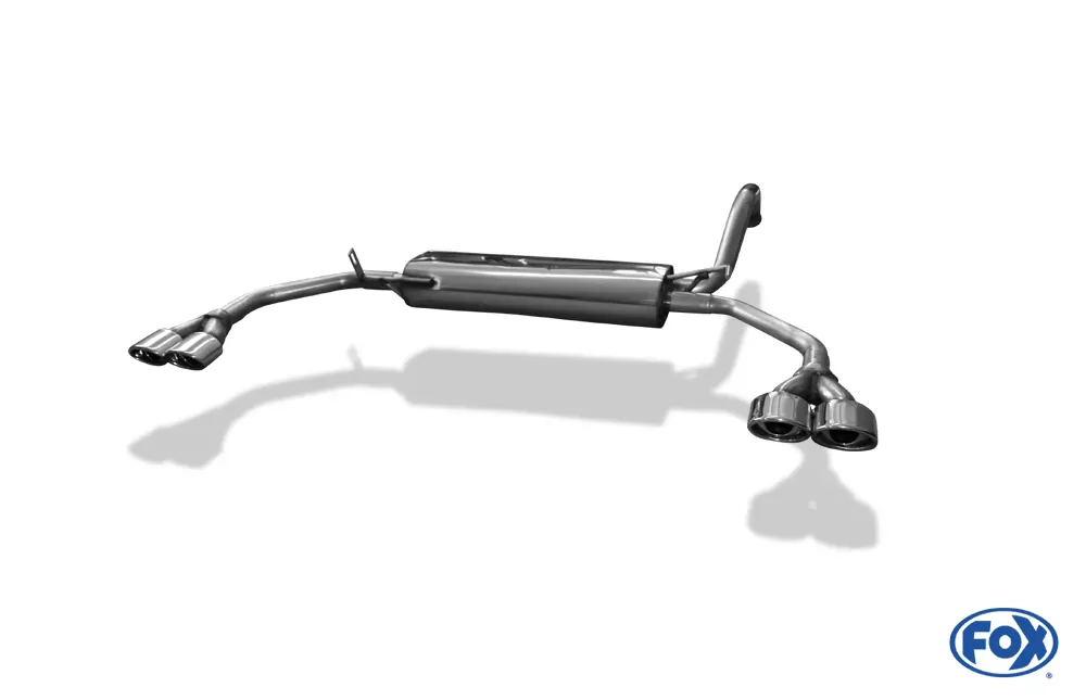 CitroenC1/ Peugeot 107/ Toyota Aygo Endschalldämpfer Ausgang recht/links - 2x86x54 Typ 33 rechts/links