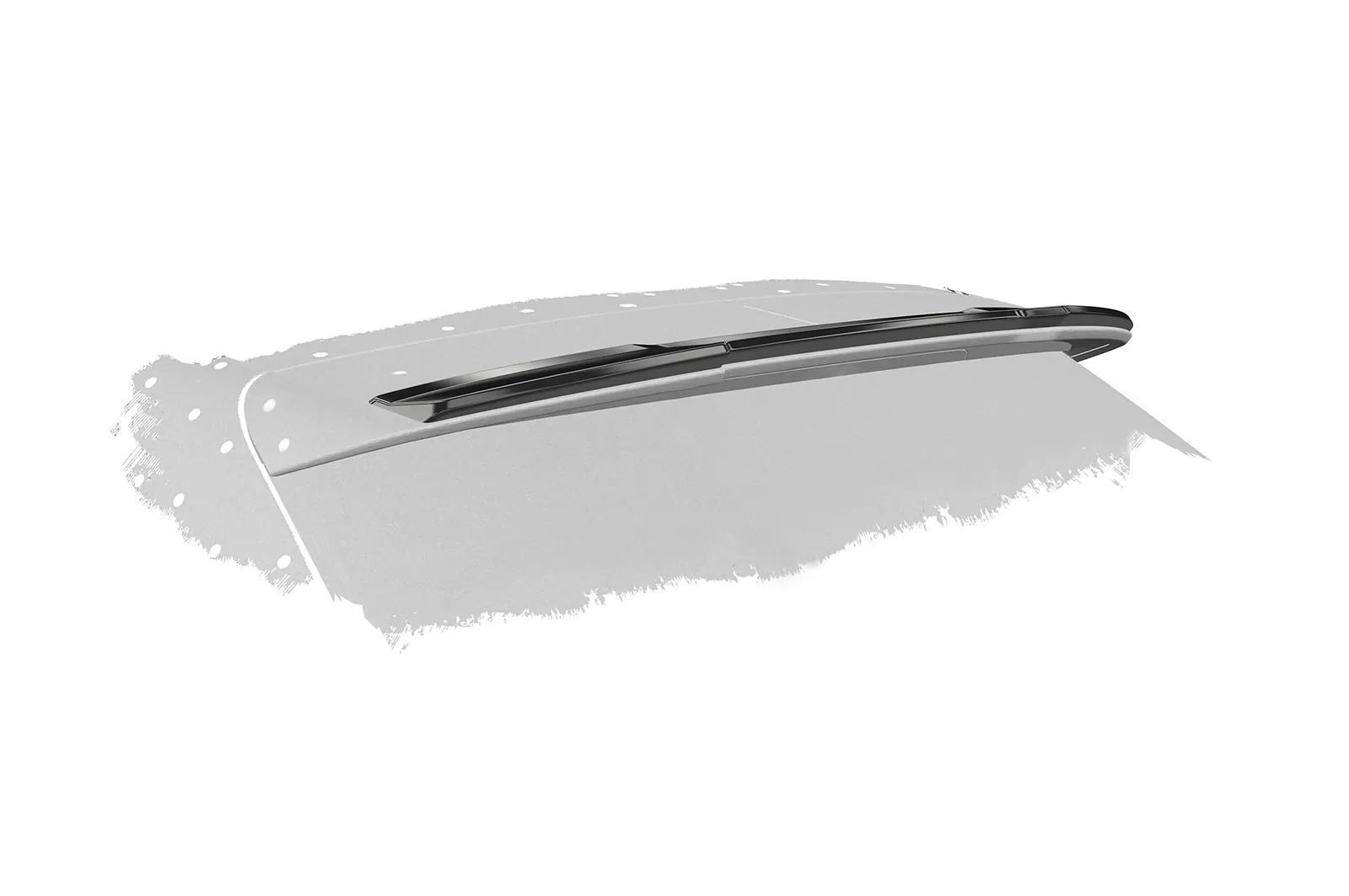 Heckflügel mit ABE für Audi RS6 (C7) HF140 Schwarz Strukturiert