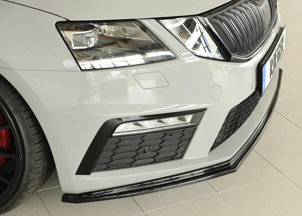 Rieger Spoilerschwert für Skoda Octavia RS (5E) | Combi 02.17- (ab Facelift) für orig. RS-Frontschürze