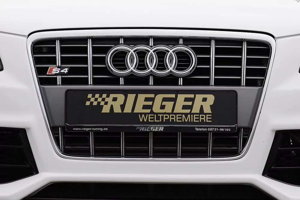 Kühlergrill Audi S4 (B8), platiniumgrau für Audi A4 (B8/B81) Lim. 11.07-12.11 (bis Facelift)