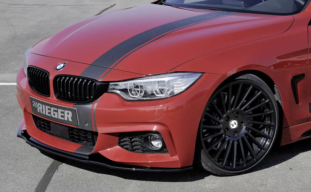 Rieger Spoilerschwert für BMW 4er F32  (3C) | Coupé (3-tür.) 07.15- (ab Facelift) LCI für orig. M-Paket-Frontschürze