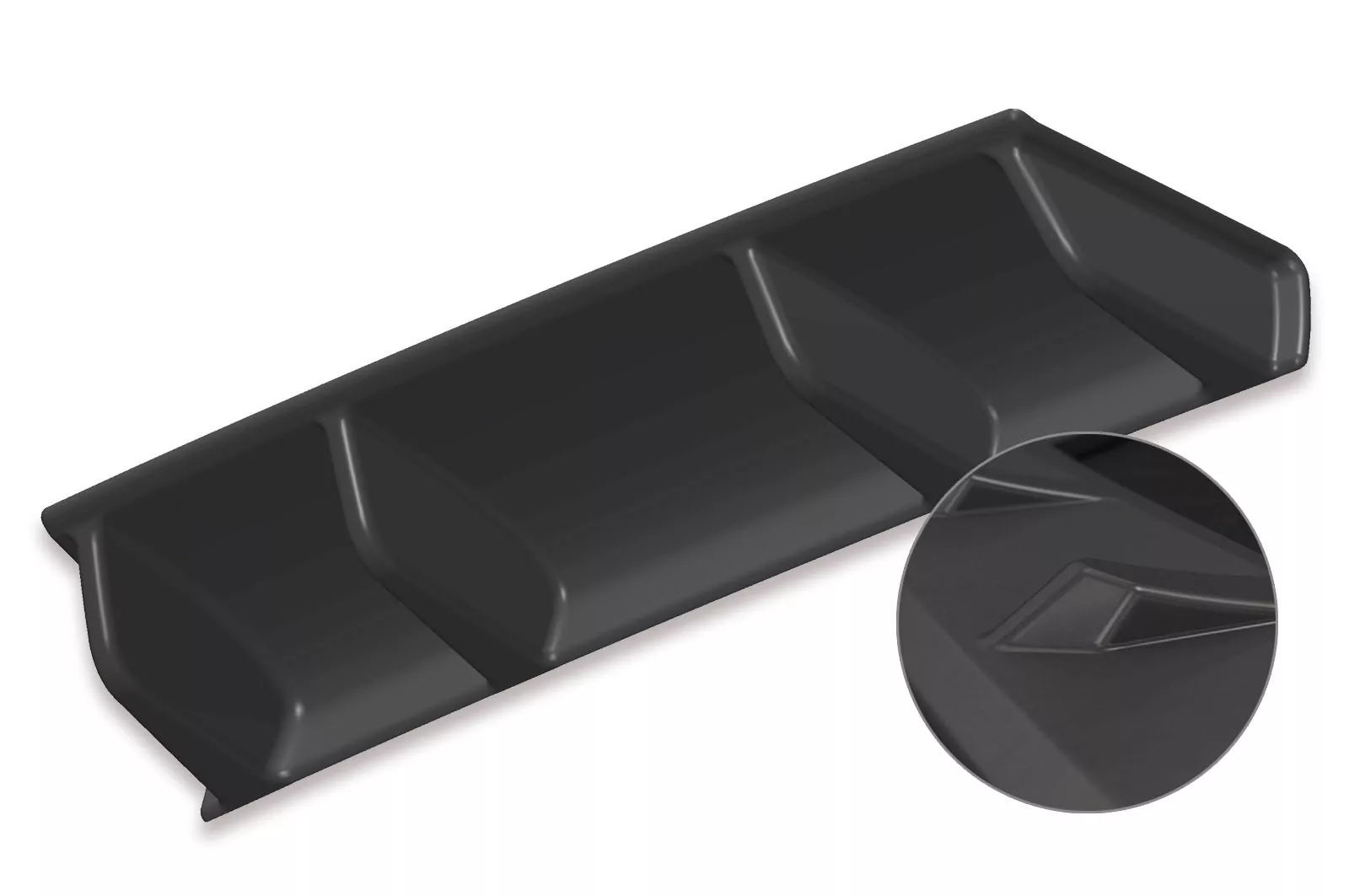 Heckansatz für VW Golf 7 Variant R-Line Lackierfreundlich (schwarz matt)