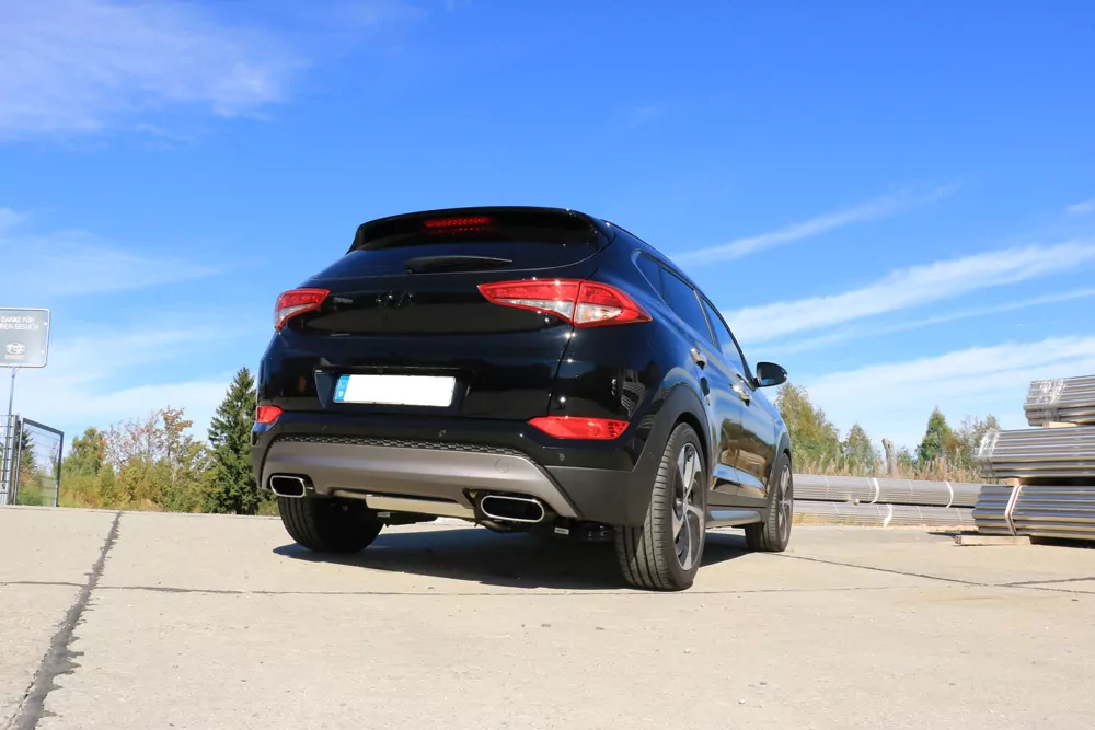 Hyundai Tucson TLE 4x2 & 4x4  Endschalldämpfer Ausgang rechts/links - 220x85 Typ 49 rechts/links