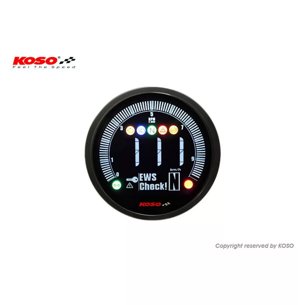 KOSO Drehzahlmesser/Tachometer, plug & play, Bolt R-Spec XVS 950, 22- mit ABE