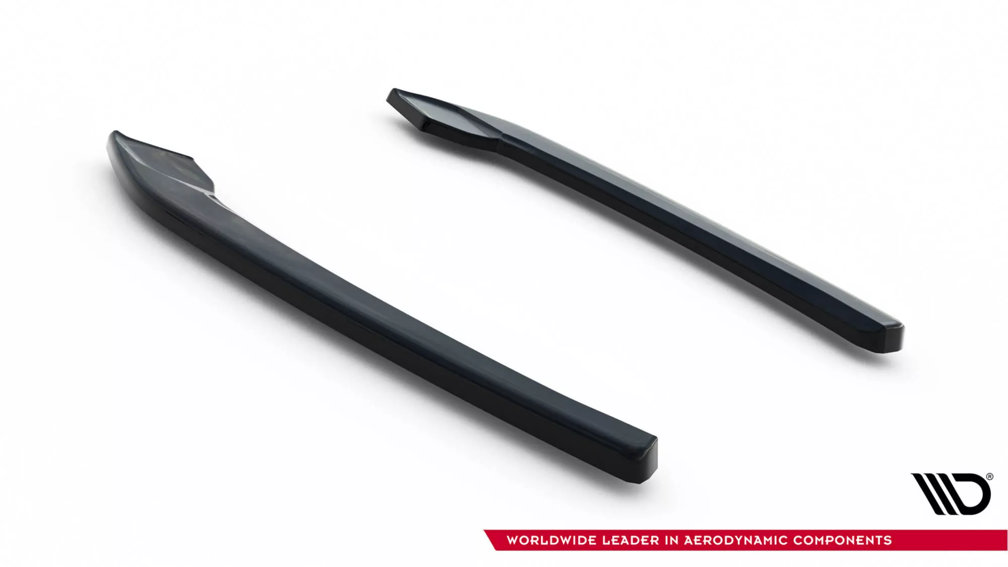 Heck Ansatz Flaps Diffusor V.3 Für Skoda Superb Liftback / Combi Mk3 Schwarz Hochglanz