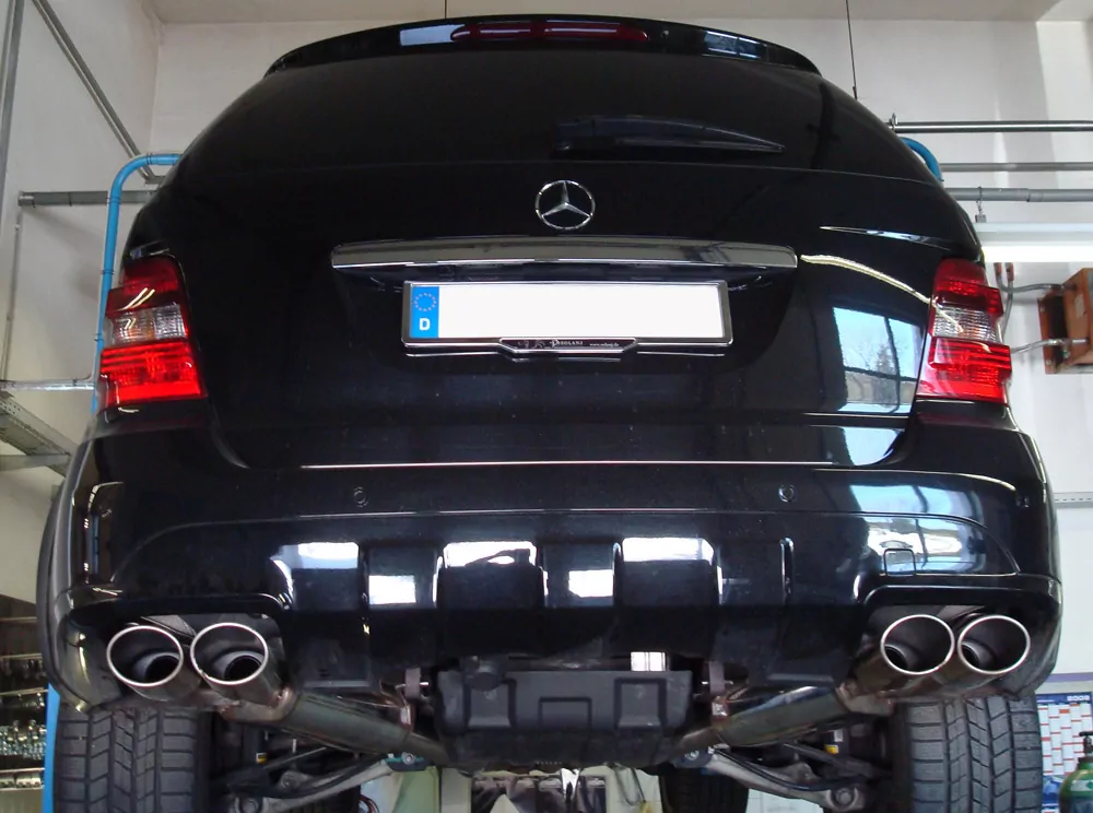 Mercedes M-Klasse ML63 - W164  Endschalldämpfer rechts/links - 2x115x85 Typ 44 rechts/links