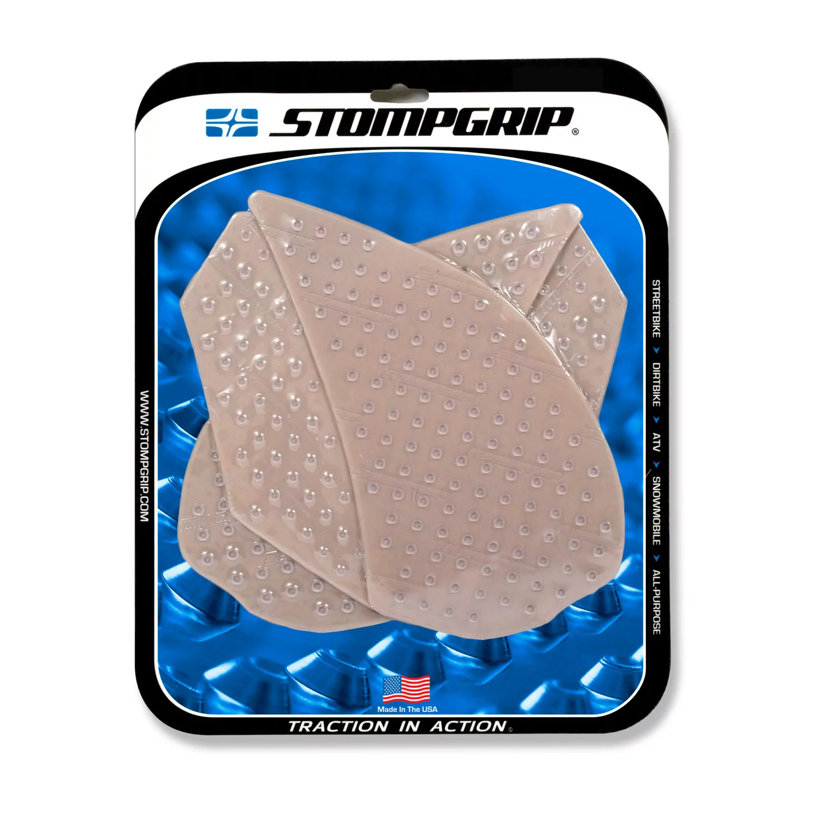 Stompgrip Traction Pad Volcano für Yamaha FZ8 11-13 Klar