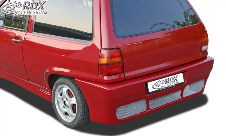 RDX Heckstoßstange für VW Polo 3 / 86c2f Steilheck / Kombi mit KZ-Mulde "GT4" Heckschürze Heck
