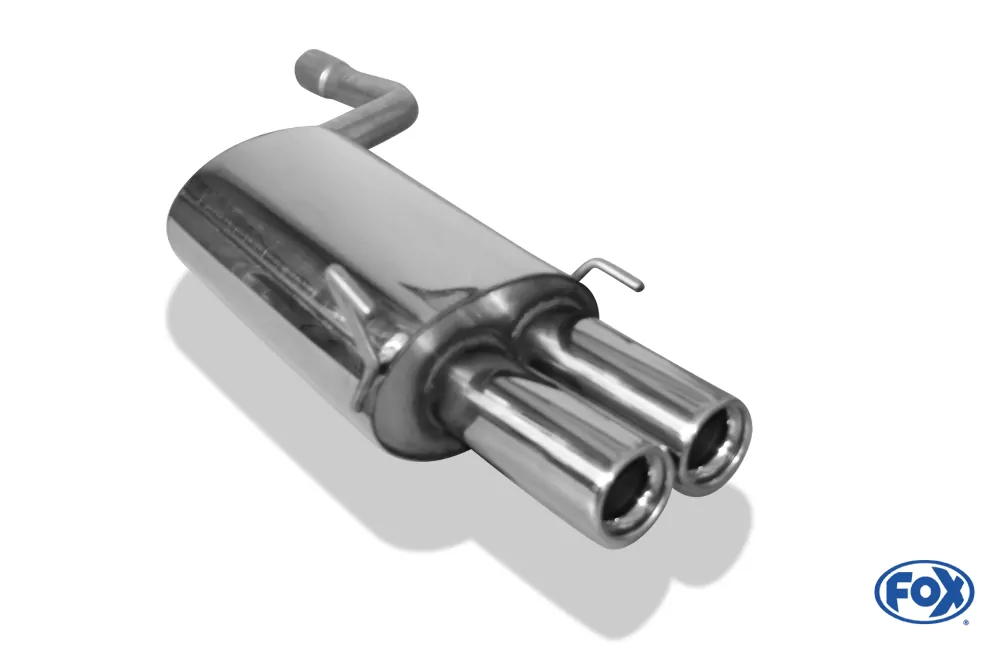 Mercedes C-Klasse W202/ S202  Endschalldämpfer Eingang 61mm - 2x80 Typ 13