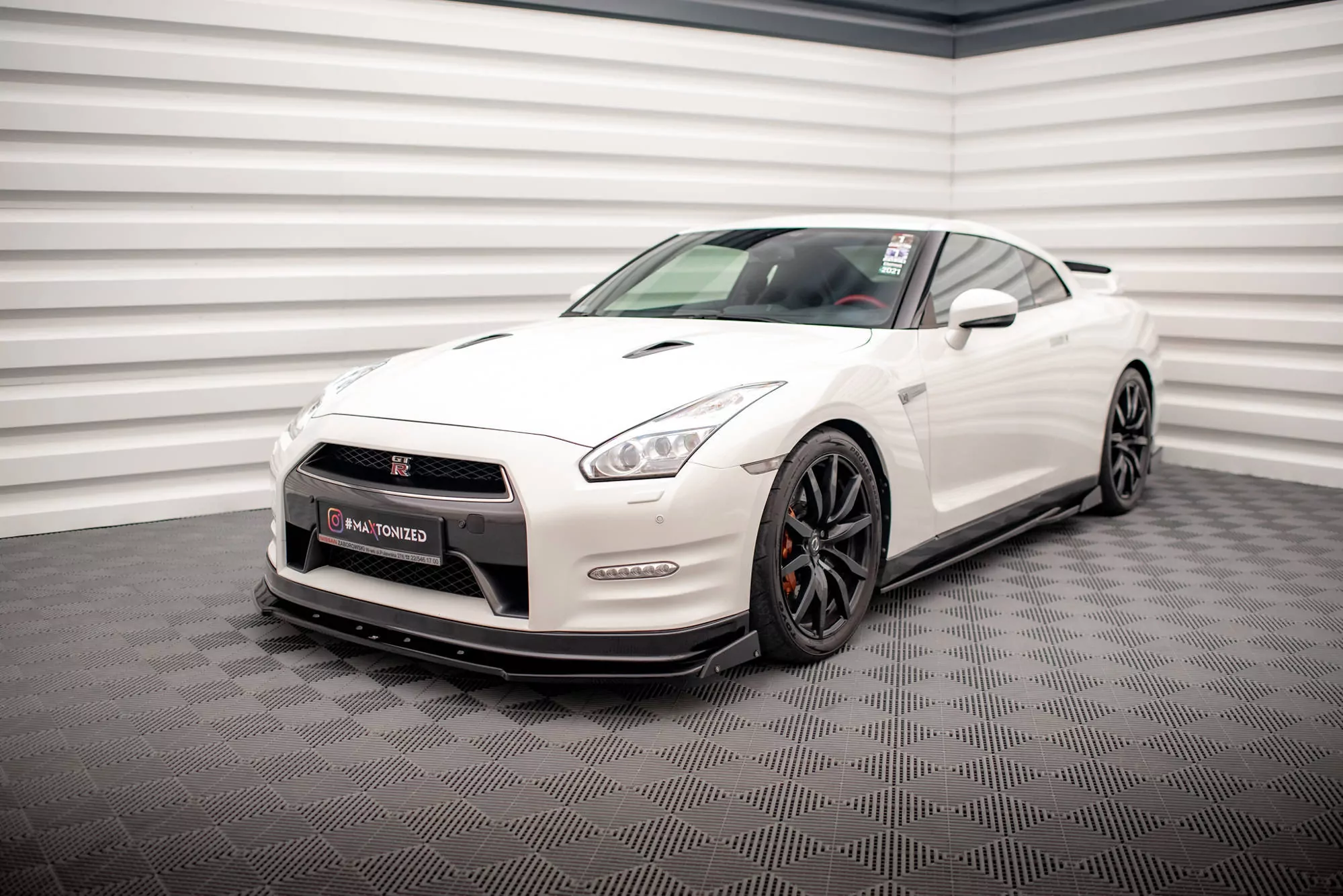 Front Ansatz +Flaps Für Nissan GTR R35 Facelift