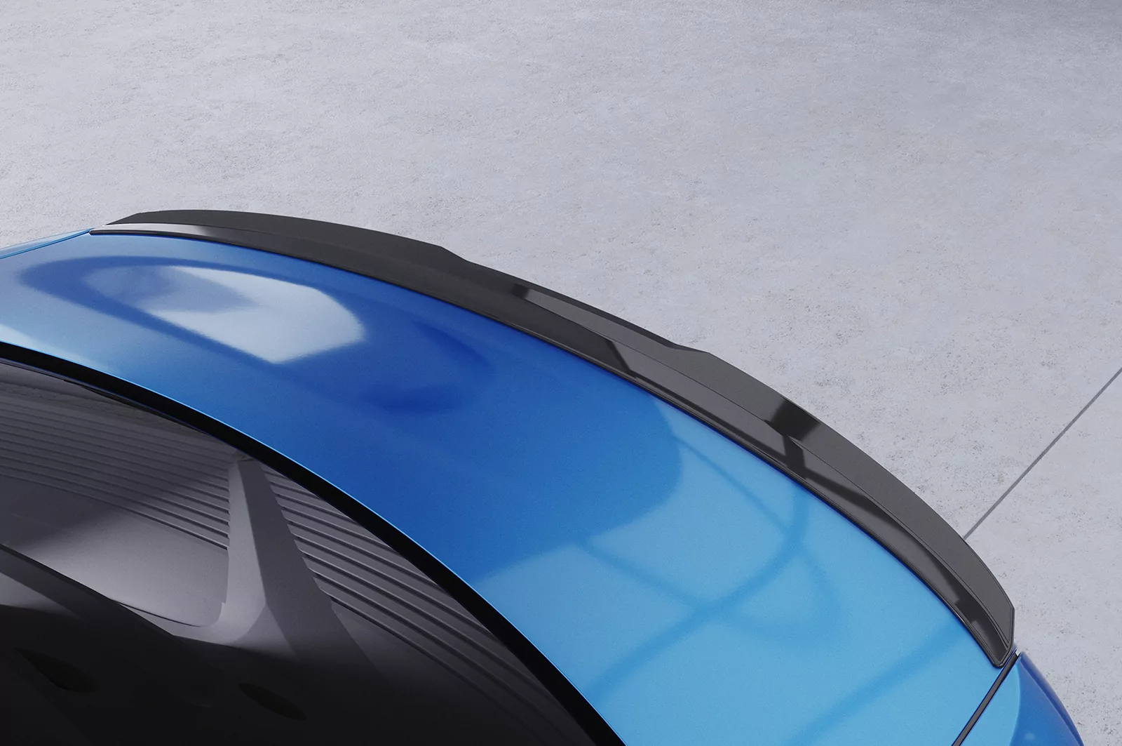 Heckflügel mit ABE für BMW 2er (F22/F23) Coupe und Cabrio HF825 Strukturiert (schwarz matt)