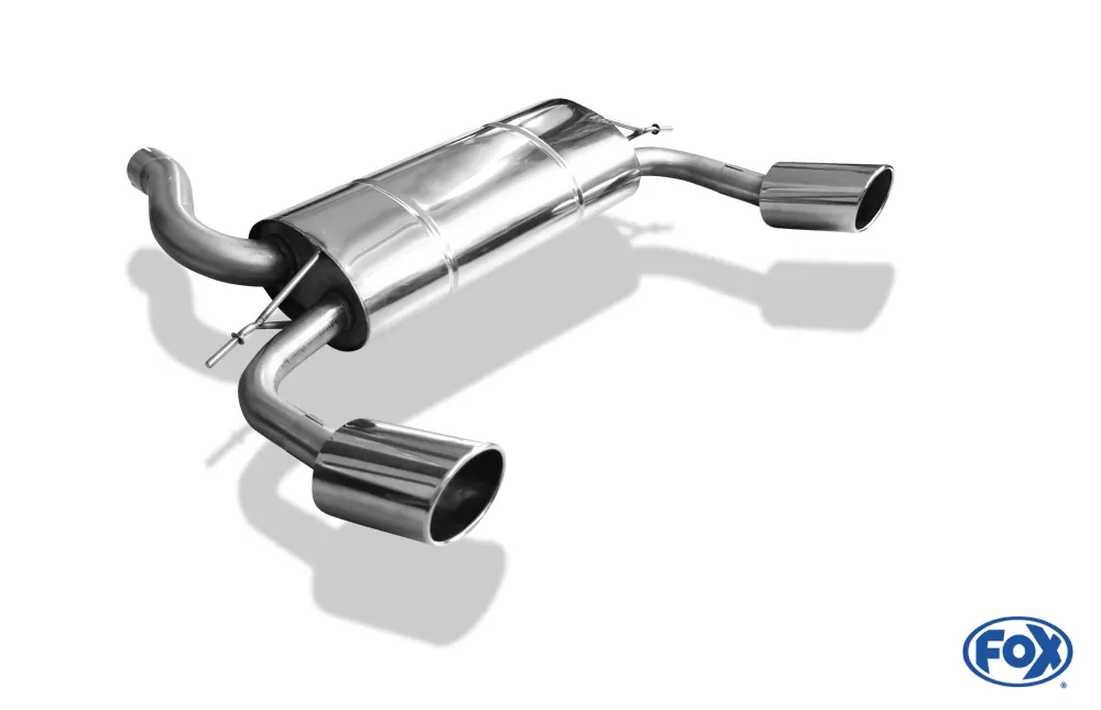 Ford Focus II RS  Endschalldämpfer rechts/links - 129x106 Typ 32 rechts/links