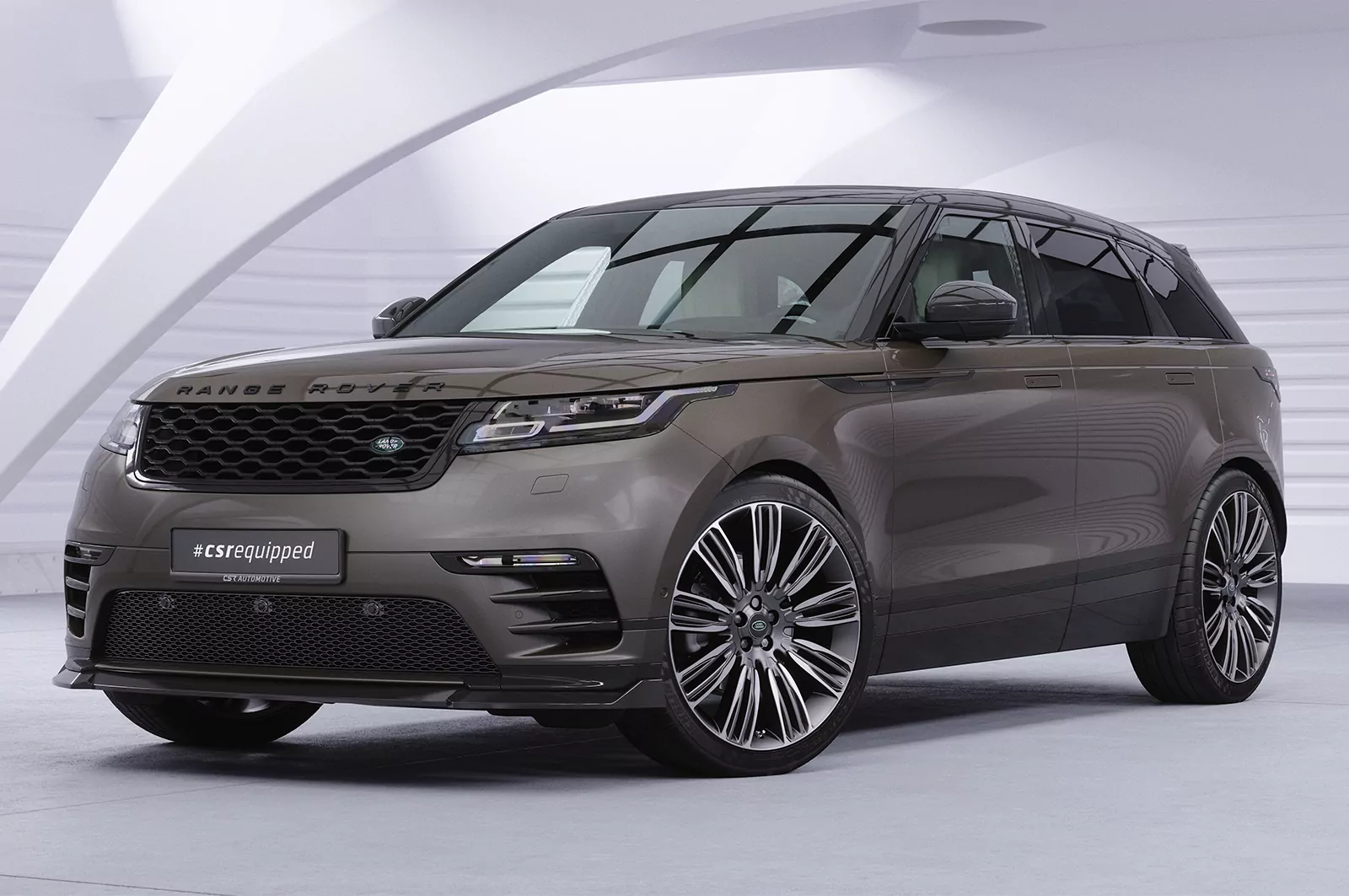 Cup-Spoilerlippe mit ABE für Land Rover Range Rover Velar (L560) CSL760 Schwarz Strukturiert
