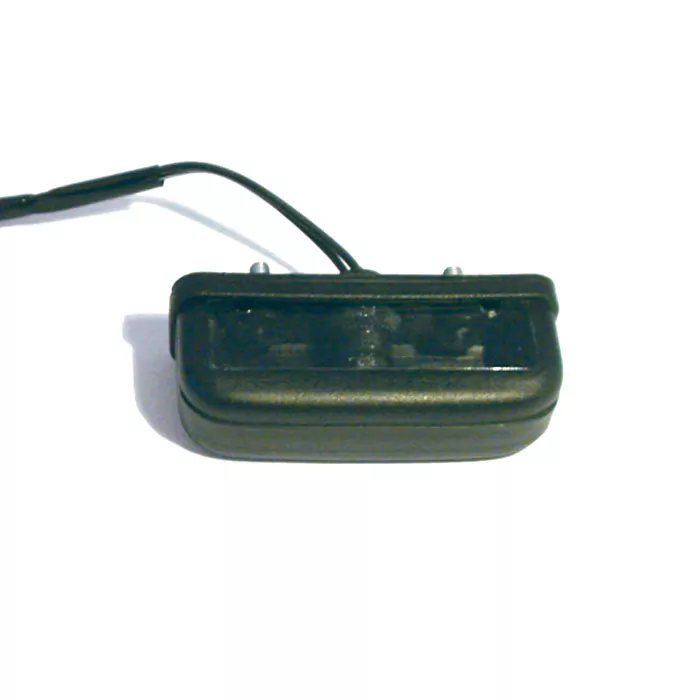 Kennzeichenbeleuchtung"retro", Schwarz, Abs, Rechteckig, Maße: B 85 X H 29 X T 42 Mm, E-geprüft