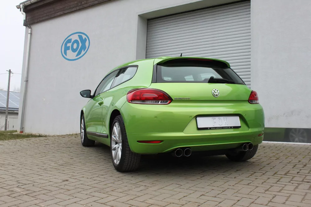 VW Scirocco - 13  Endschalldämpfer Ausgang rechts/links - 2x76 Typ 25 rechts/links