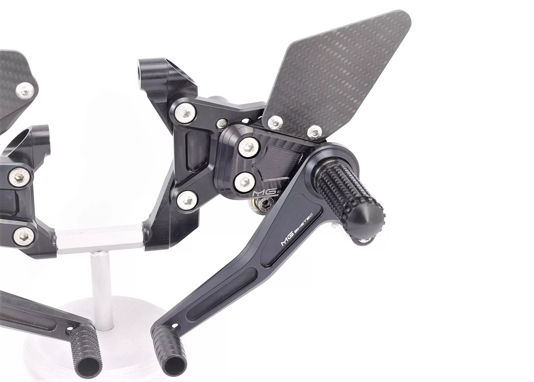 MG Biketec Sportfussrastenanlage / Rastenanlage / Fußrastenanlage, Umkehrschaltung, ABE, gültig in D - A - CH für Ducati 959 Panigale V2 ab 2016-2019