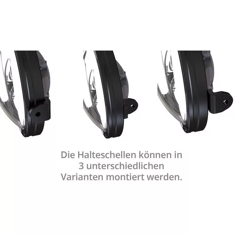 HIGHSIDER FRAME-R1 TYP 11 7 Zoll LED Hauptscheinwerfer, seitliche Befestigung