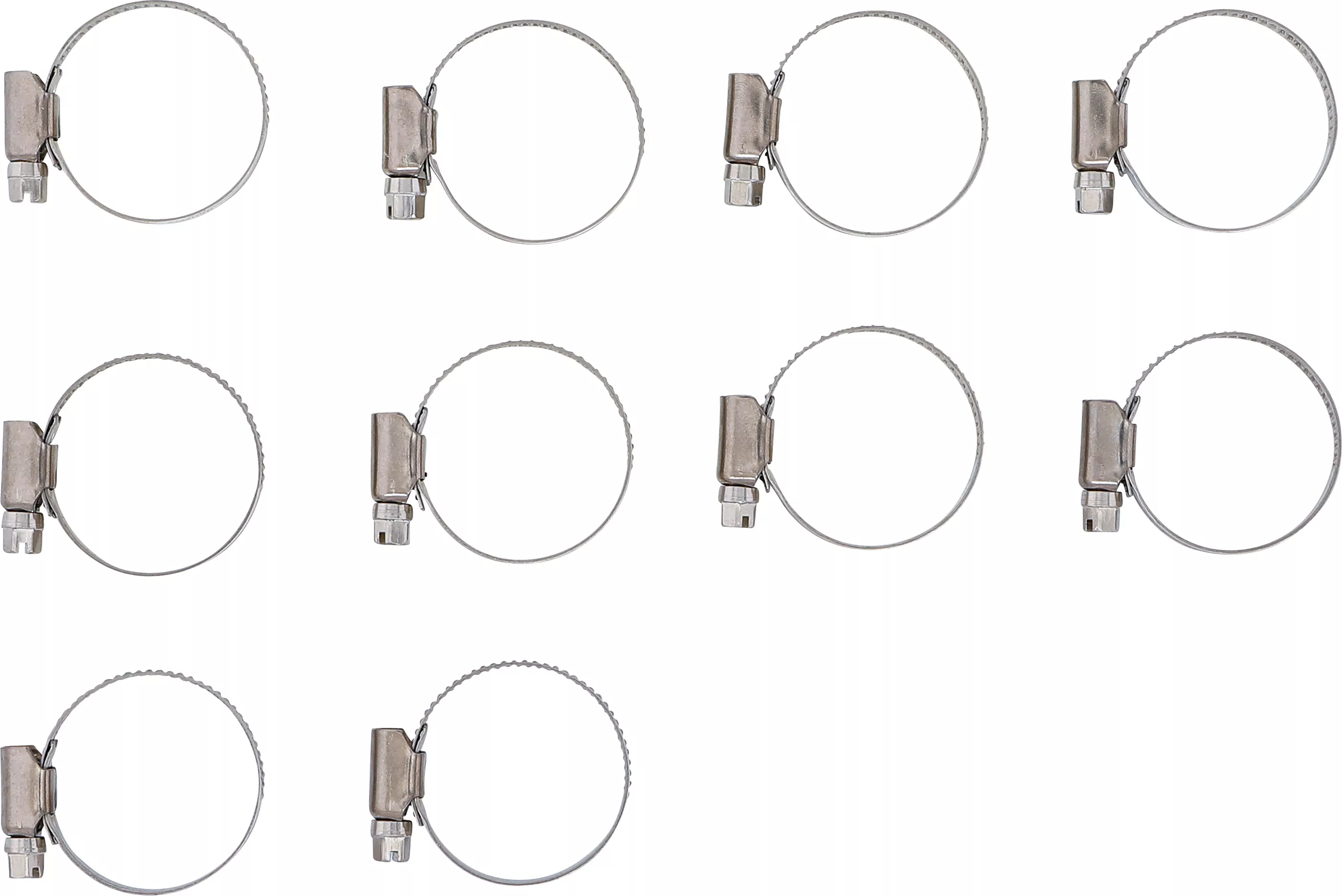 Schlauchklemmen | rostfrei | 25 x 40 mm | 10-tlg.