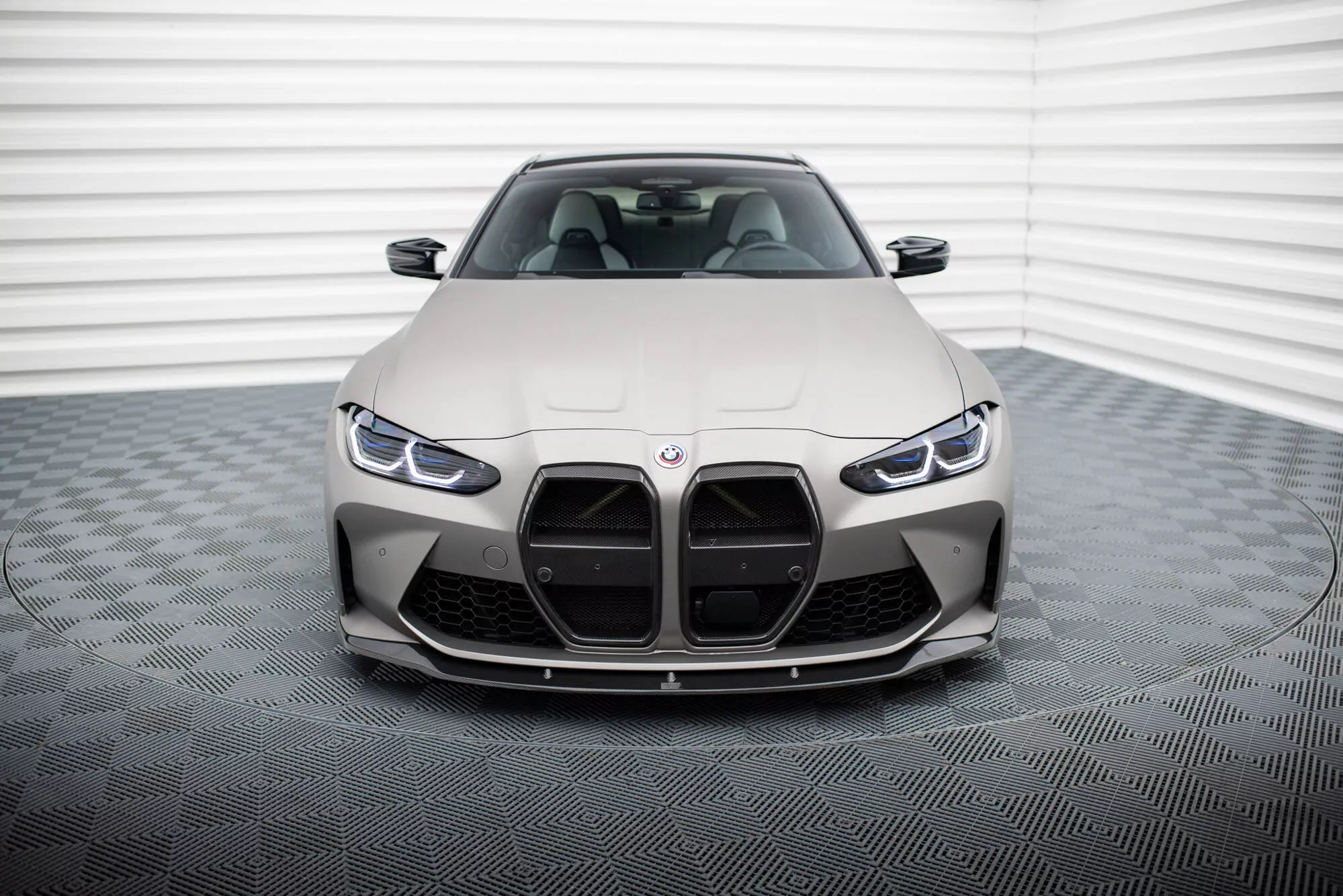 Prepreg Carbon Fiber Front Ansatz V.3 Für BMW M4 G82  / M3 G80