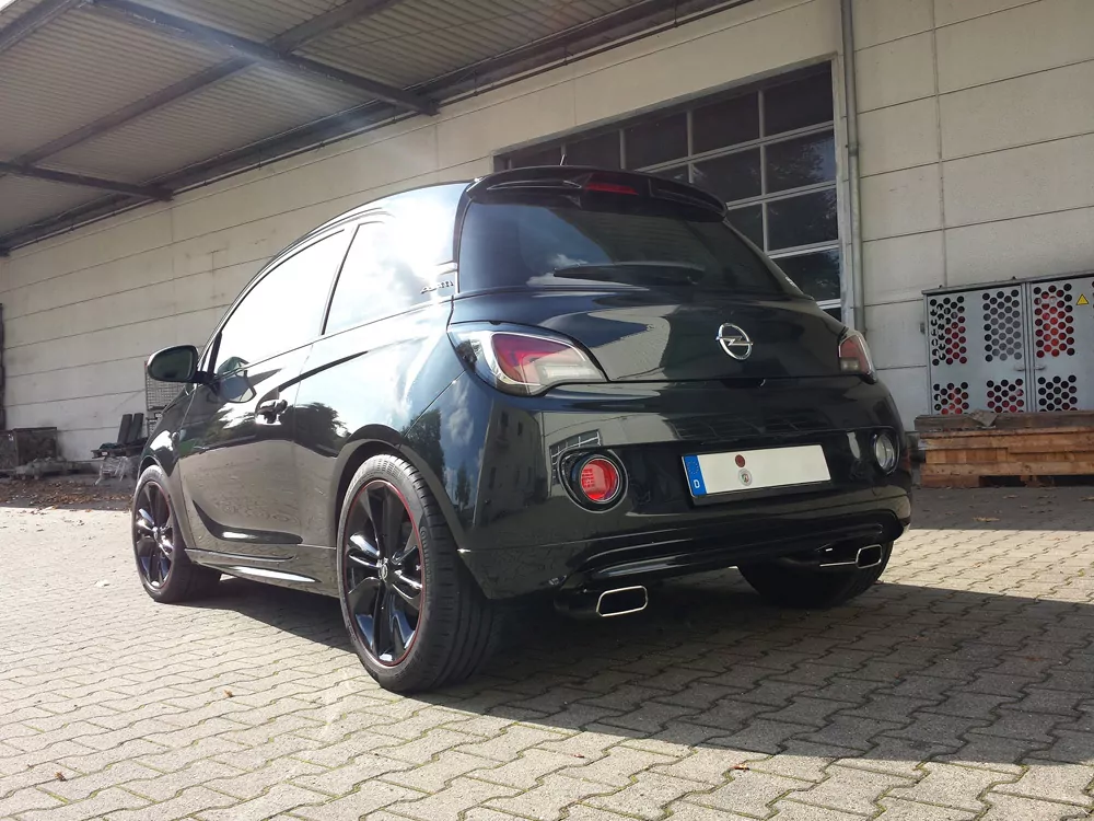 Opel Adam  Endschalldämpfer quer Ausgang rechts/links - 145x65 Typ 59 rechts/links