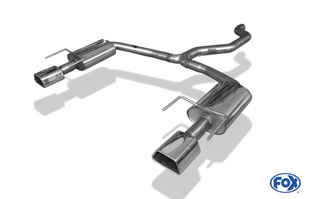 Opel Vectra C OPC Limousine  Endschalldämpfer rechts/links - 142x78 Typ 61 rechts/links