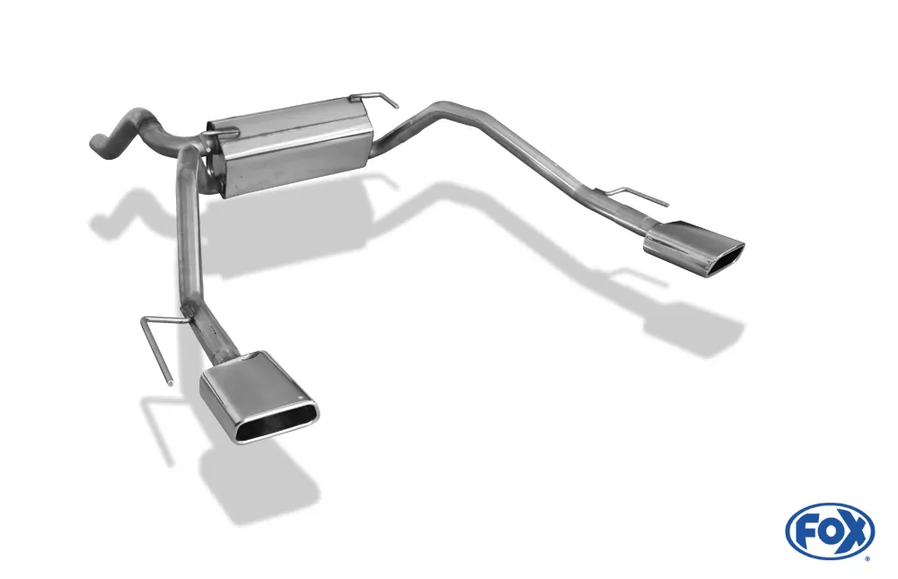 Opel Cascada  Endschalldämpfer quer Ausgang rechts/links - 145x65 Typ 59 rechts/links