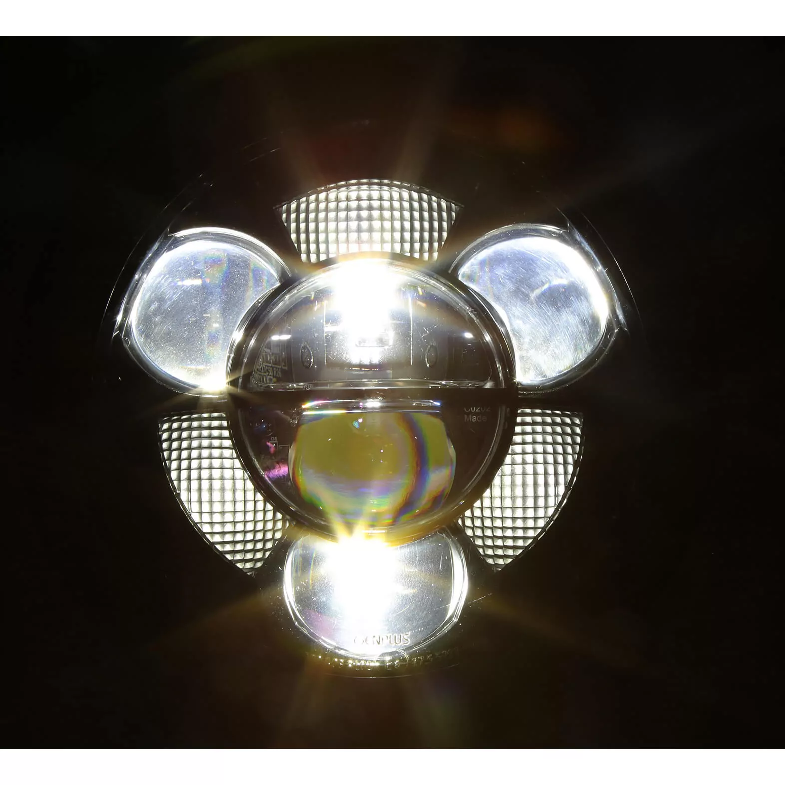 HIGHSIDER pro 7 Zoll Hauptscheinwerfereinsatz Typ 11 LED Schwarz E-Geprüft (1Stck)
