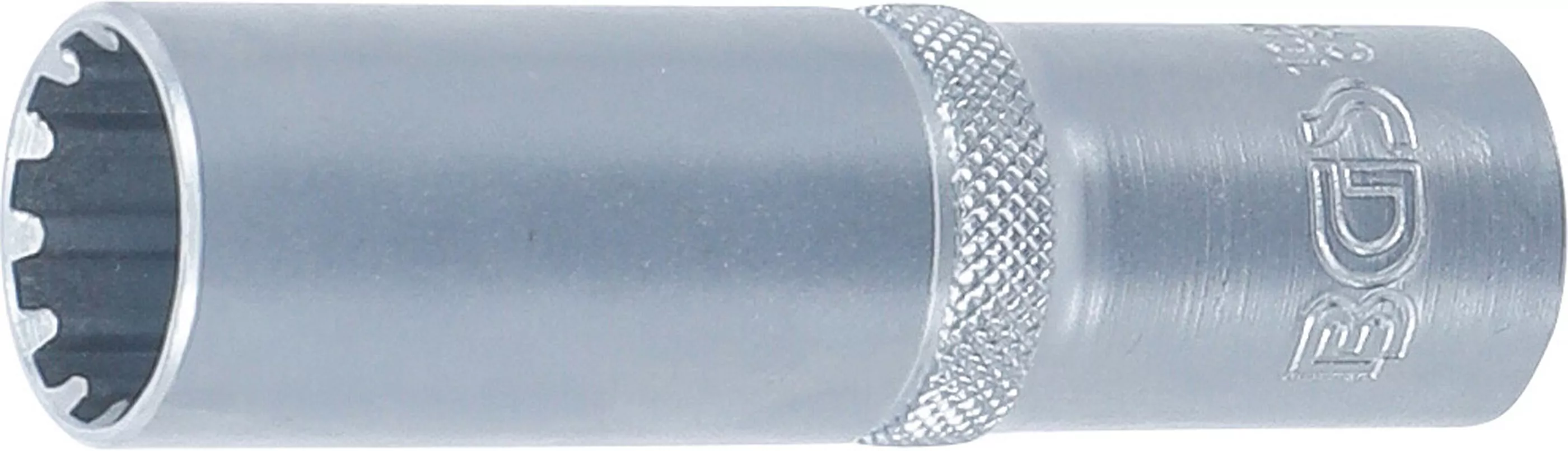 Steckschlüssel-Einsatz Gear Lock, tief | Antrieb Innenvierkant 12,5 mm (1/2") | SW 16 mm