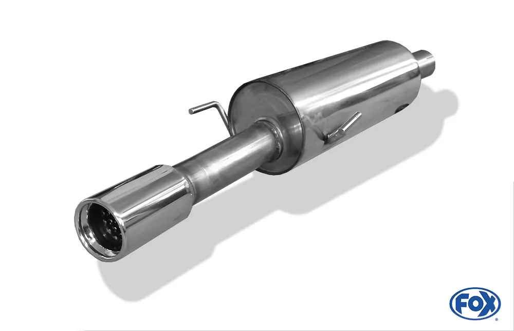 Opel Astra G Coupe Turbo  Endschalldämpfer einflutig Ø70mm - 1x90 Typ 13