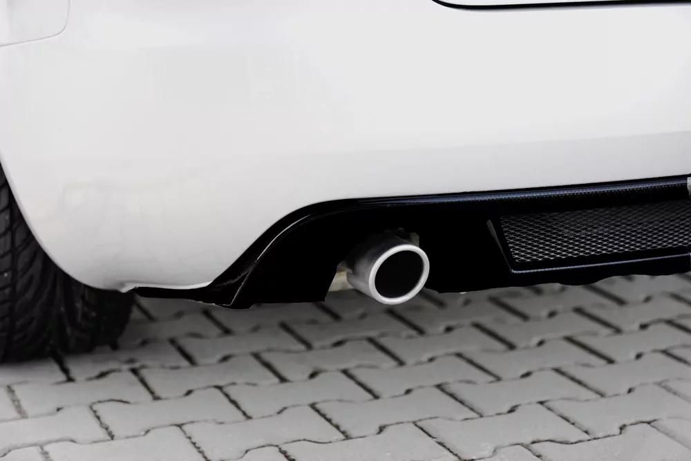 Rieger Heckeinsatz (GBL-55268) glanz schwarz für Audi A4 (8H) Cabrio 04.02-12.05 (bis Facelift)