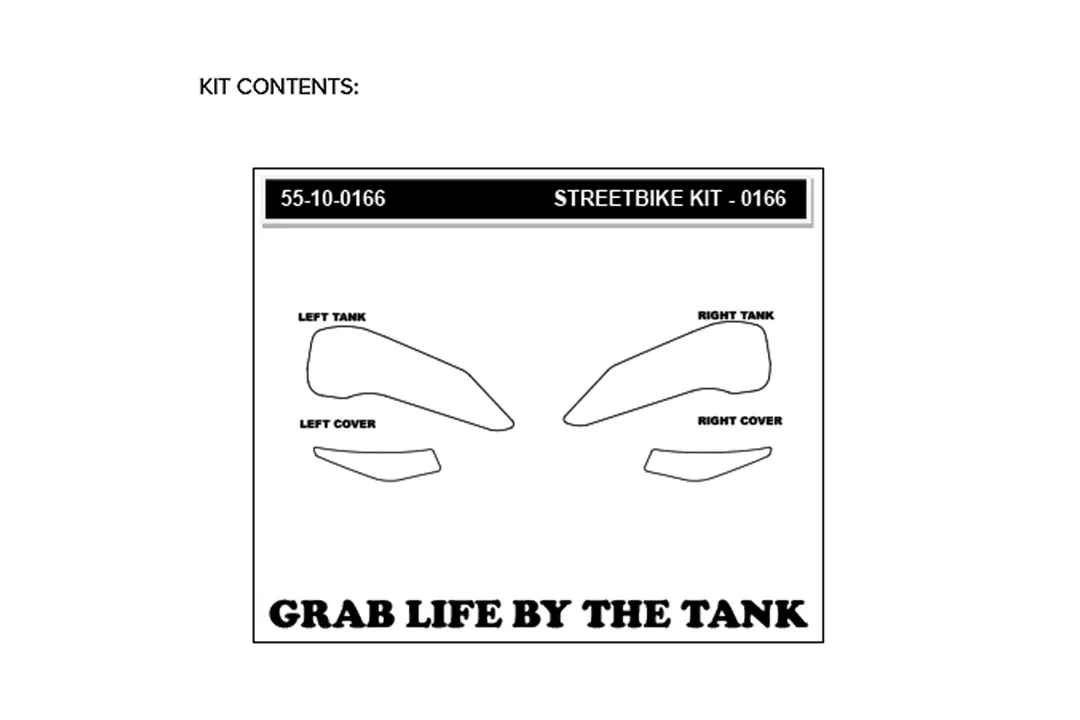 Stompgrip Tank Pad klar Volcano für Ducati Hypermotard 950 (SP) Typ: BB (Modelljahr 2019-2020)